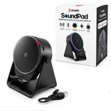 Soundpad 5In1 - 5W - 2000Mah Temas İle Ses Yükseltme - Telefon Stand - Usb-C Şarj Siyah İndiksiyon Ses Yükseltici Bluetooth Hoparlör Speaker Ekd-S10 (5643)