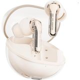 Soundpeats Clear TWS Bluetooth 5.3 Kablosuz Kulakiçi Kulaklık - Çift Mikrofonlu - 40 Saat Oynatma Süresi (Resmi Distribütör Garantili) - Bej