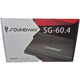 Soundway Amfi – 4 x 60 Rms Ses ve Bass Amfisi 3500W – Soundway Sg-60.4 Ab Class Oto Anfi