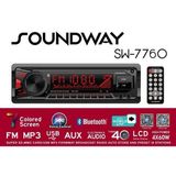 Soundway SW-7750,7760,7790,7780 Bluetooth USB Oto Teyp 4X60WAAT