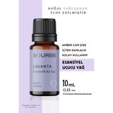 SOURBE Lavanta 10 ML Esansiyel Uçucu Koku Yağı Özellikleriyle Doğa Dostu Oda Kokusu