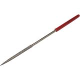 Sourcingasia Lapidary Yuvarlak Sıçan Kuyruğu Elmas Eğeleri 3mm x 140MM Gümüş Ton Kırmızı (Yurt Dışından)