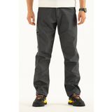 Souris Erkek Gri İçi Polar Su İtici Rüzgar Geçirmez Kışlık Softshell Outdoor Pantolon