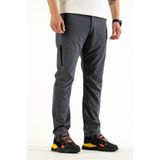 Souris Erkek Gri Slim Fit Dar Kesim Boru Paça Nefes Alan Likralı Esnek Kumaş Outdoor Pantolon