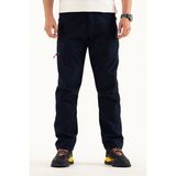Souris Erkek Lacivert Kışlık Içi Polar Su Itici Rüzgar Geçirmez Outdoor Softshell Pantolon - 4XL
