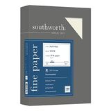 Southworth® %25 Pamuk İş Kağıdı, 21,94 cm x 28 cm, 10,94 kg, Doğal, 500'lü Kutu