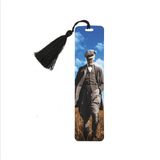 Souvenest Mustafa Kemal Atatürk Baskılı, Püsküllü Kitap Ayracı (Hediyelik BOOKMARK,AYRAÇ-103) - 1 Adet