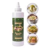 Souys Antep Fıstığı Aromalı Tatlı Çikolata Sos 300 gr - Waffle & Krep & Pankek & Dondurma & Kahve ve Pasta Sosu