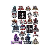 Şövalye Sticker Set 18 Parça Telefon, Tablet, Defter, Laptop Sticker