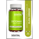 SOVITAL Detomax Elma Sirkesi Vegan Gummy 60'lı Kapsül Sağlık ve Enerji Desteği İsviçre Menşeli