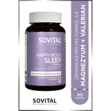 SOVITAL Sleep-Omax 5-HTP, Pasifloara,Magnezyum, Valerian İçeren 60 Kapsül Takviyesi