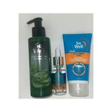 Sowell Güneş Kremi Spf 50 Plus 75 ml & Hyaluronic Serum 20 ml & Aloe Vera Jel 150 ml