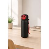 Sowo Home Siply 304 Paslanmaz Çelik Çocuk Su Matarası 600 ml Çift İçim Modlu Kilit Kapaklı Sızdırmaz Suluk