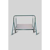 Sowso Premium Salıncak Minderi 45x130x5 cm | Gri Sert Sünger | Keten Kumaş & Fermuarlı Kolay Yıkanabilir | Pratik Bağcıklı | Bej - 45 x 130 x 5 cm