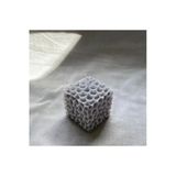 Soya Wax Dekoratif Gri Petek Küp Figürlü Kokulu Mum