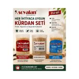 Soyalan 3'lü Kürdan Seti – Japon Büyük, Hijyenik 200'lü ve Orta Boy Kürdan Seti