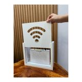 SoyArt Modem Saklama Kutusu Wifi Saklama Kutusu Duvar Düzenleyici