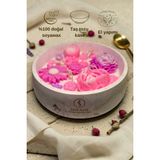 Soyasis Dekoratif Mum (Büyük Boy Seri - Flora) - SANDAL AĞACI KOKULU