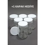 Söylemezavm Kapaklı Cam Konserve Kavanozu Yarım 6 Adet 660 ml