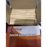 Soylu Ahşap Çay-Kahve Karıştırıcı 750 Adet 2 Paket