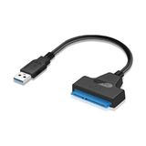 Soylu Elektronik USB To Sata USB 3.0 To Sata 22PIN 2,5 Inç Adaptör HDD SSD Harici Sabit Disk Dönüştürücü Kablo - Siyah
