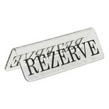 Soylu Pleksi Pleksi Kafe&restoran Masa Rezerve Yazısı Şeffaf - 5 Adet - Siyah
