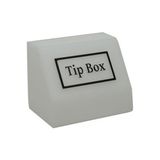 Soylu Pleksi Pleksi Tip Box Bahşiş Kutusu Buz Beyazı 15X10XH12 cm SV035 - 1 Adet - 15 x 10 x 12 cm