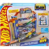 SoyluBuldumStore Hot Wheels Akrobasi Garajı Oyun Seti GNL70 4 Katlı Eğlenceli Garaj 3-8 Yaş Arası Çocuklar İçin