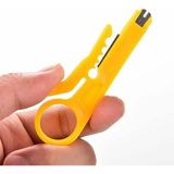 Soyma Aparatı Mini Tel Kesici Sıyırma Sıkma Zımba Aracı Düz Uçlu Pense Bıçak Kesici Onarım El Aracı RJ45 Cat5 Ağ Telefon Kablosu