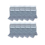 SOYTEMİZ Erkek Patik Çorap Cotton Gri 10 Çift