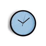 Soyut Alçı Görünümlü Modern Duvar Saati - 30cm - Önü Camlı Siyah Kasa - Sessiz Mekanizma, JH0386S30SKP