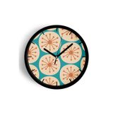 Soyut - Bohem - Geometrik Temalı Modern Duvar Saati - 25cm - Önü Camlı Siyah Kasa - Sessiz Mekanizma, JH0359S25SKP