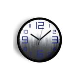 Soyut - Bohem - Geometrik Temalı Modern Duvar Saati - 30cm - Önü Camlı Siyah Kasa - Sessiz Mekanizma, JH0541S30SKP
