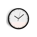 Soyut - Bohem - Geometrik Temalı Modern Duvar Saati - 35cm - Önü Camlı Siyah Kasa - Sessiz Mekanizma, JH0522S35SKP