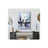 Soyut Büyük Boy El Yapımı Yağlı Boya Tablo 95x115cm