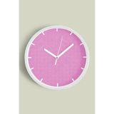 Soyut - Geometrik Temalı Modern Duvar Saati - 30cm - Önü Camlı Beyaz Kasa - Sessiz Mekanizma, JH0296S30BKP