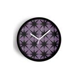 Soyut - Geometrik Temalı Modern Duvar Saati - 30cm - Önü Camlı Siyah Kasa - Sessiz Mekanizma, JH0354S30SKP