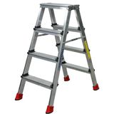 Sözbir 4+4 Çift Çıkışlı Premium Alüminyum Merdiven 20X50 Çok Amaçlı/Pratik/Kolay