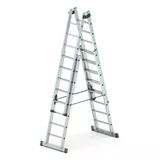 Sözbir 4X2.5 = 10 Mt +2 A Tipi Alüminyum Çift Sürgülü Merdiven 80X25 Çok Amaçlı/Pratik/Kolay