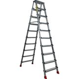 Sözbir Merdiven 10+10 Çift Çıkışlı Premium Alüminyum Merdiven Çok Amaçlı/pratik/kolay
