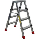 Sözbir Merdiven 4+4 ÇİFT ÇIKIŞLI PREMİUM ALÜMİNYUM MERDİVEN 20X50 ÇOK AMAÇLI/PRATİK/KOLAY