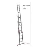 Sözbir Merdiven 6+6+6 Sürgülü Alüminyum Merdiven | 3X2 |80X25 Profil | 3 Kademeli Uzatmalı