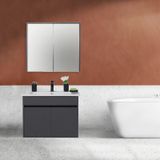 Sözcan Mobilya Dicle Tk. Asma Alt + Üst + Lavabo Antrasit 65 CM