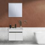 Sözcan Mobilya Yıldız Takım Asma Alt + Aynalı Üst + Lavabo Beyaz 65 CM