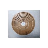 Sözen Home Design 9'lu Vidasız Ahşap Yuvarlak 3 Mm Kalınlıkta 33CM-Kasnak, Düş Kapanı, Makrome Örgü Için Mdf Kasnak
