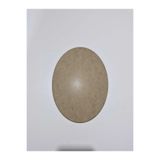 Sözen Home Design ELİPS OVAL 3 ADET SUPLA 30 X 23 duvar obje 3mm mdf 30 X 23