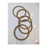Sözen Home Design Ham Mdf Vidasız 22cm Çapında 5'li Kasnak Seti 3mm-kalınlık-düş Kapanı Ve Makrome Örgü Çemberi Kasnak