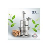 Sözen Khuzme Sz13 4 Litre Krom Çelik Ayrılır Odunlu Semaver