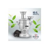Sözenler Ks11 (4 LT) Krom Kömürlü Odunlu Semaver Taşıma Çantalı Hediyeli