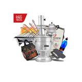 Sözenler Piknik Seti - Katlanabilir Mangal - Semaver - Demlik - Semaver Ve Mangal Kömürü - Et Ve Kömür Maşası